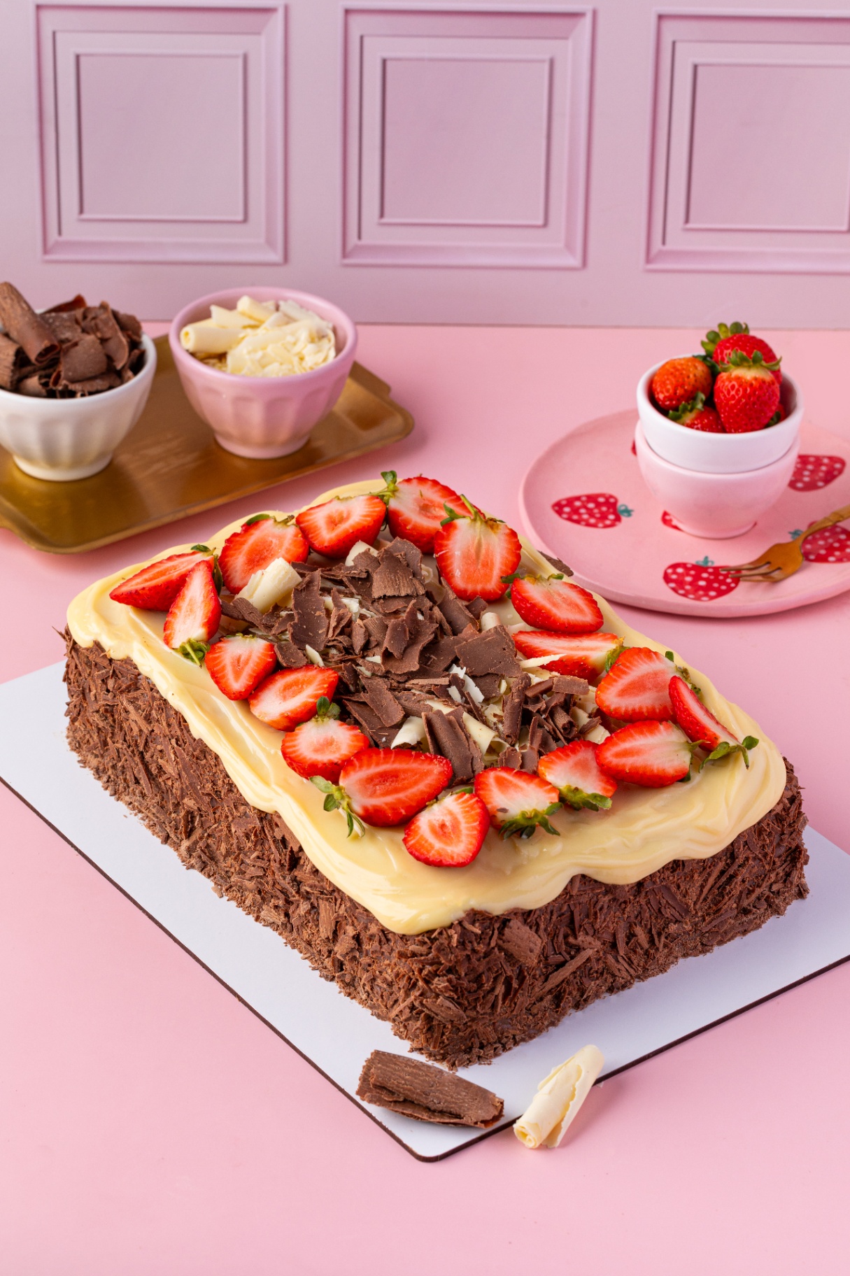Ganache com Morango